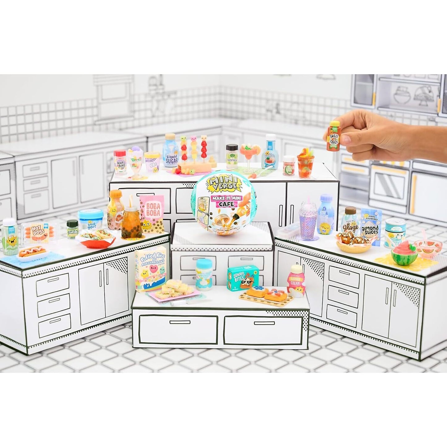 MGA's - Miniverse Make It Mini Cafe Series 4 Collectibles Blind Capsule