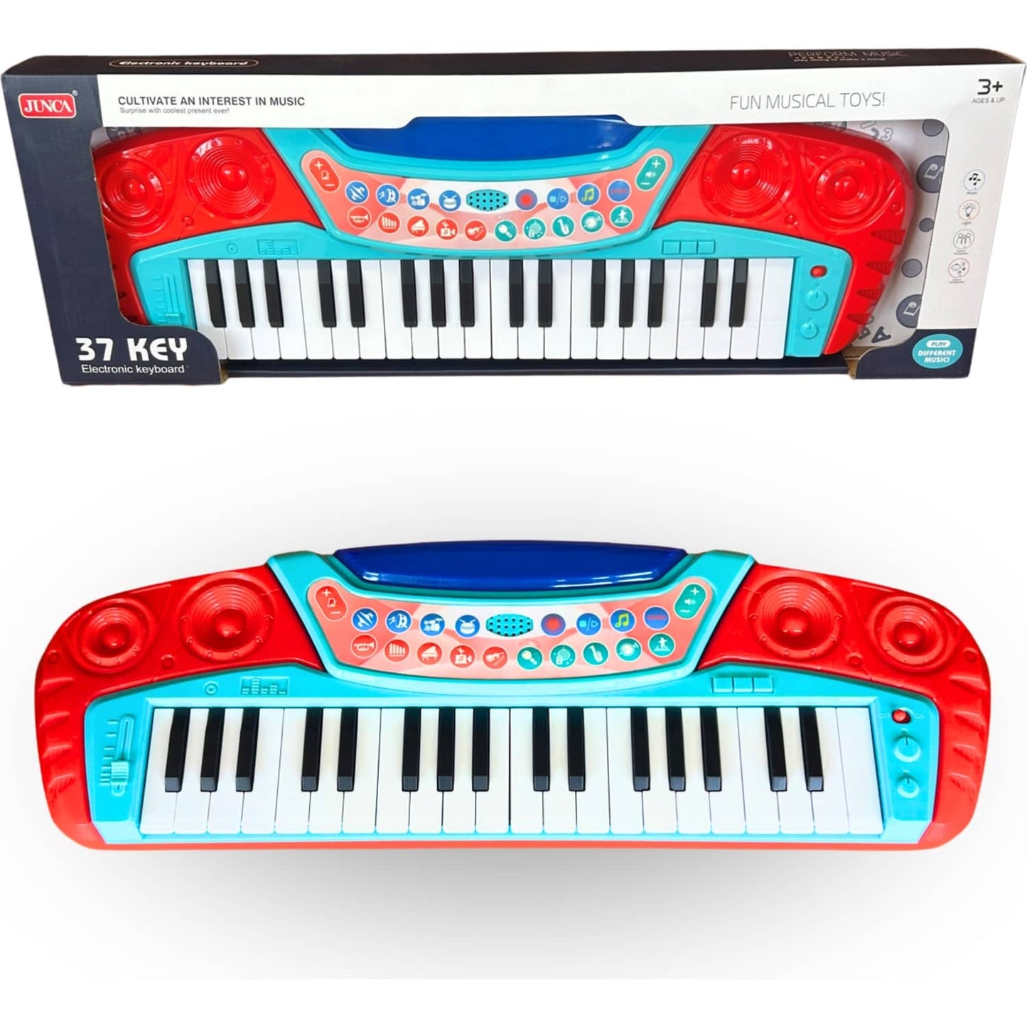 Junca - 37 key Electronic Keyboard Toy with Record Function