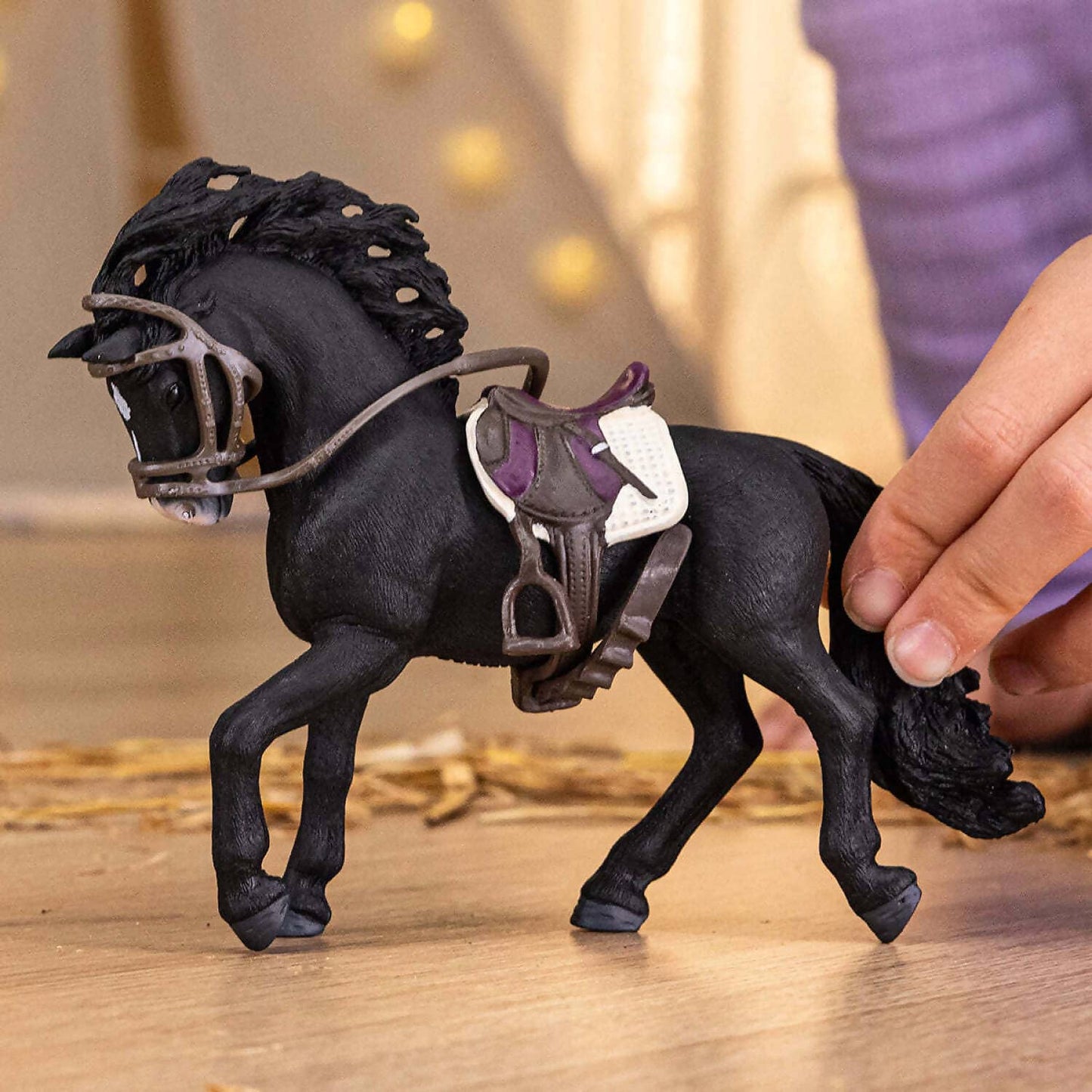 Schleich - Pura Raza Espanola Stallion with Saddle and Bridle