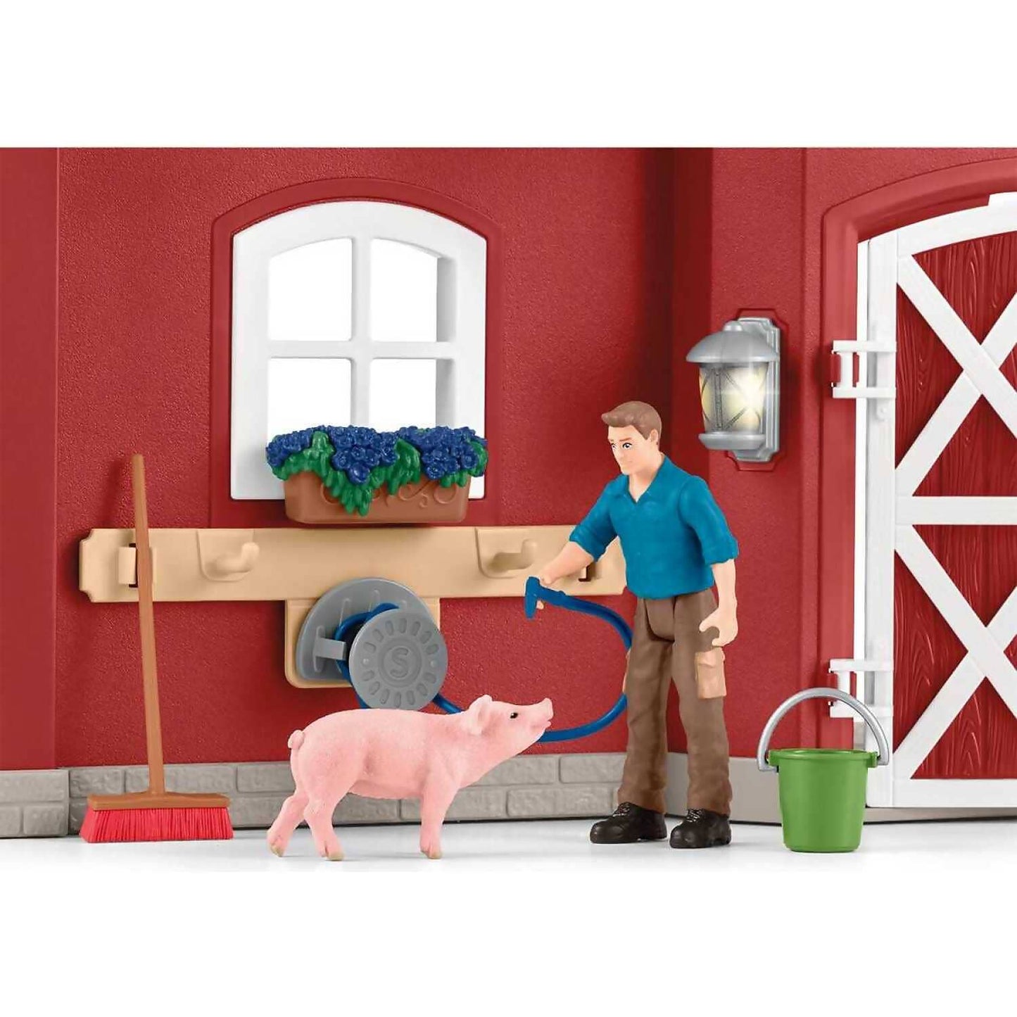 Schleich - Farm World Large Barn with Animals and Accessories Playset