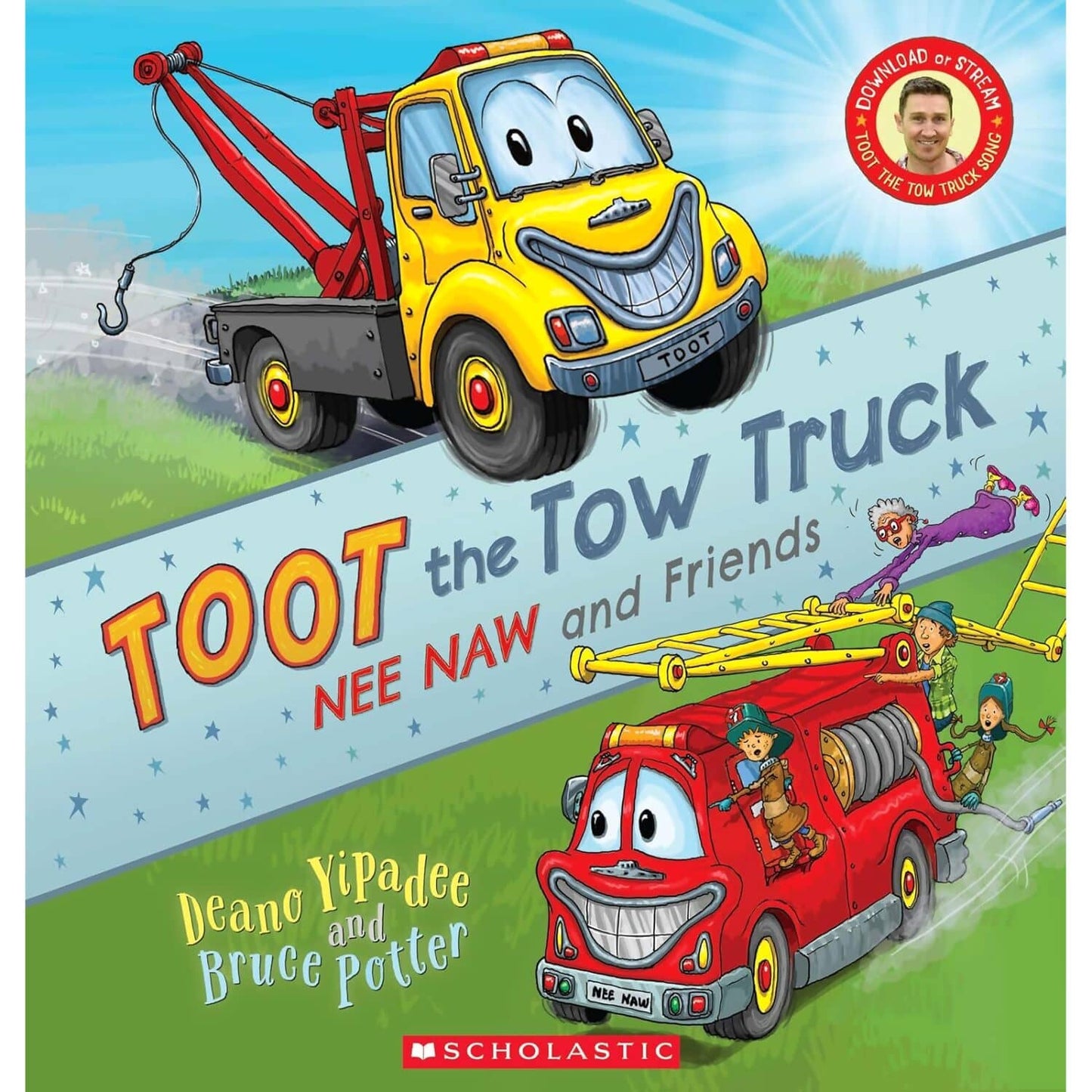 Scholastic - Toot the Tow Truck (Nee Naw and Friends) Paperback Book
