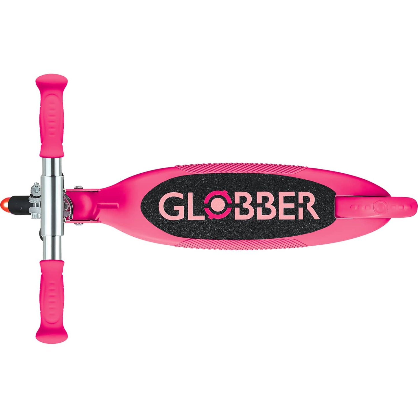 Globber - Flow Foldable Junior Scooter with Lights - Pastel Pink / Fuchsia