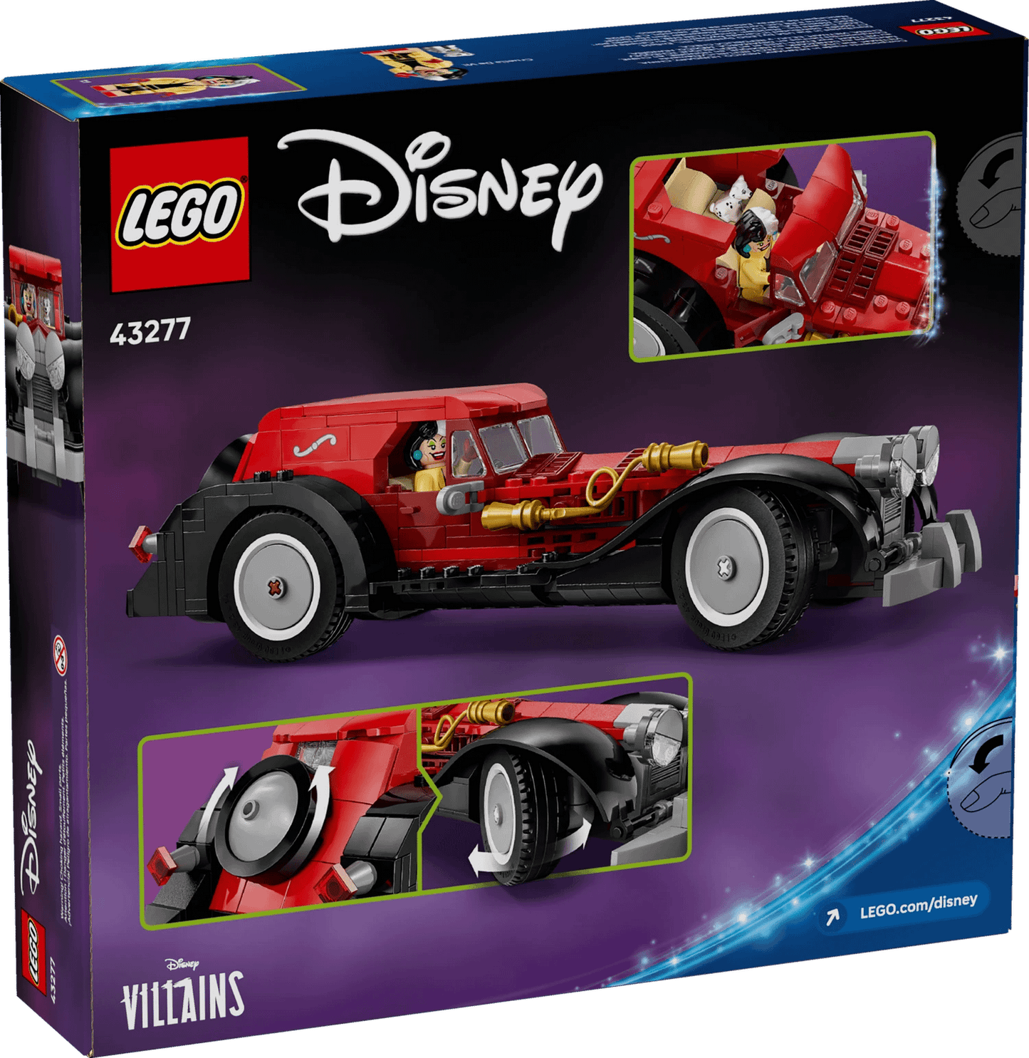 LEGO 43277 Cruella De Vil's Car - Disney