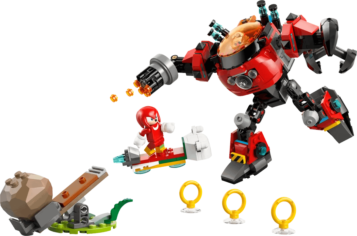 LEGO 77005 Knuckles vs. Dr. Eggman Egg Crusher Mech - Sonic the Hedgehog