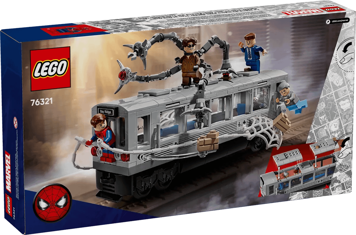 LEGO 76321 Spider-Man vs. Doc Ock Subway Train Scene - Marvel Super Heroes