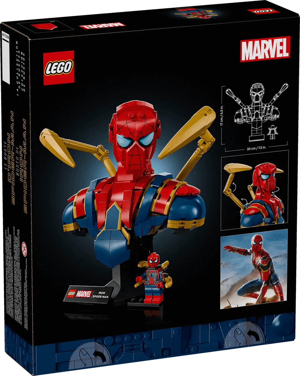 LEGO 76326 Iron Spider-Man Bust - Marvel Super Heroes