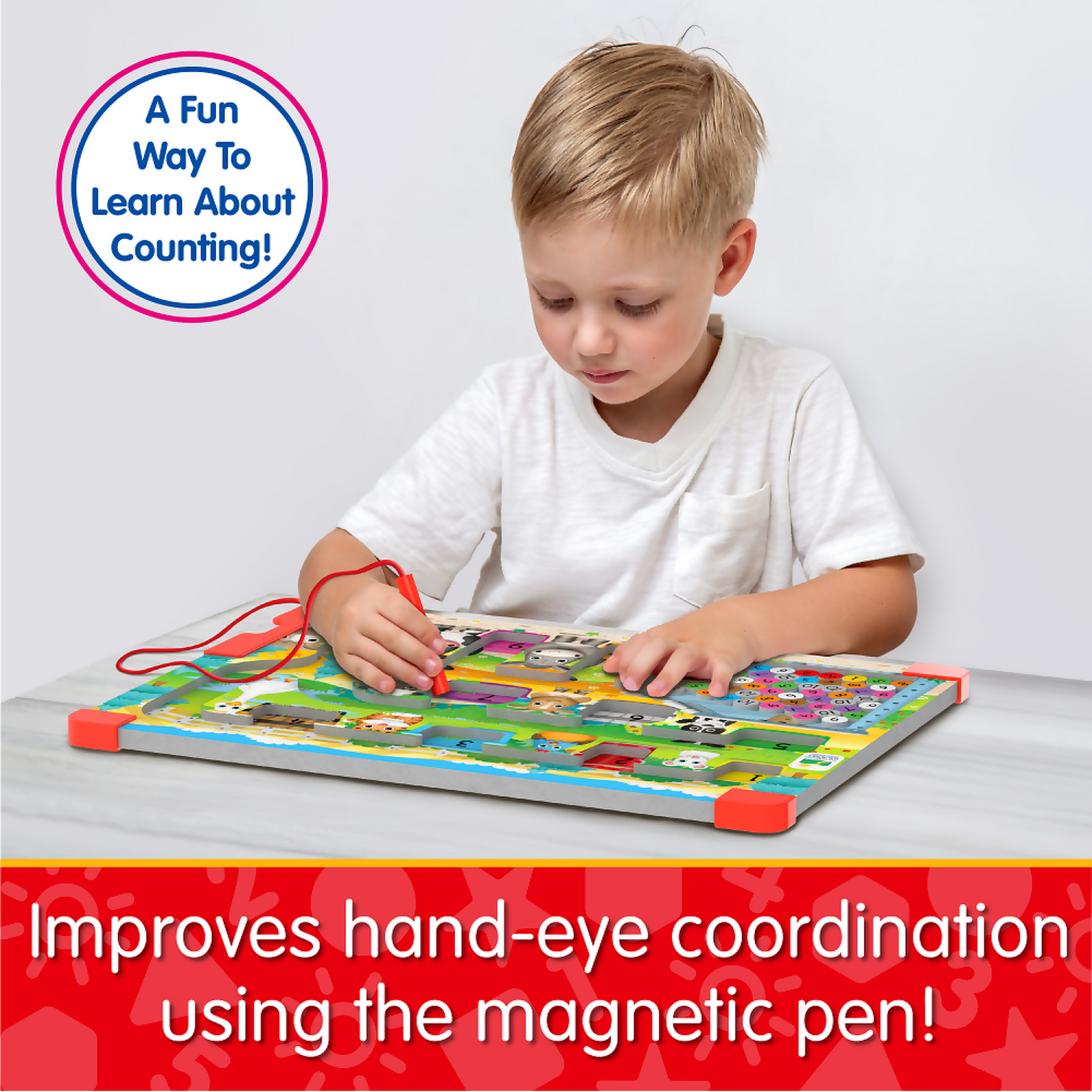 The Learning Journey - Sort & Learn Magnetic Puzzle - Counting