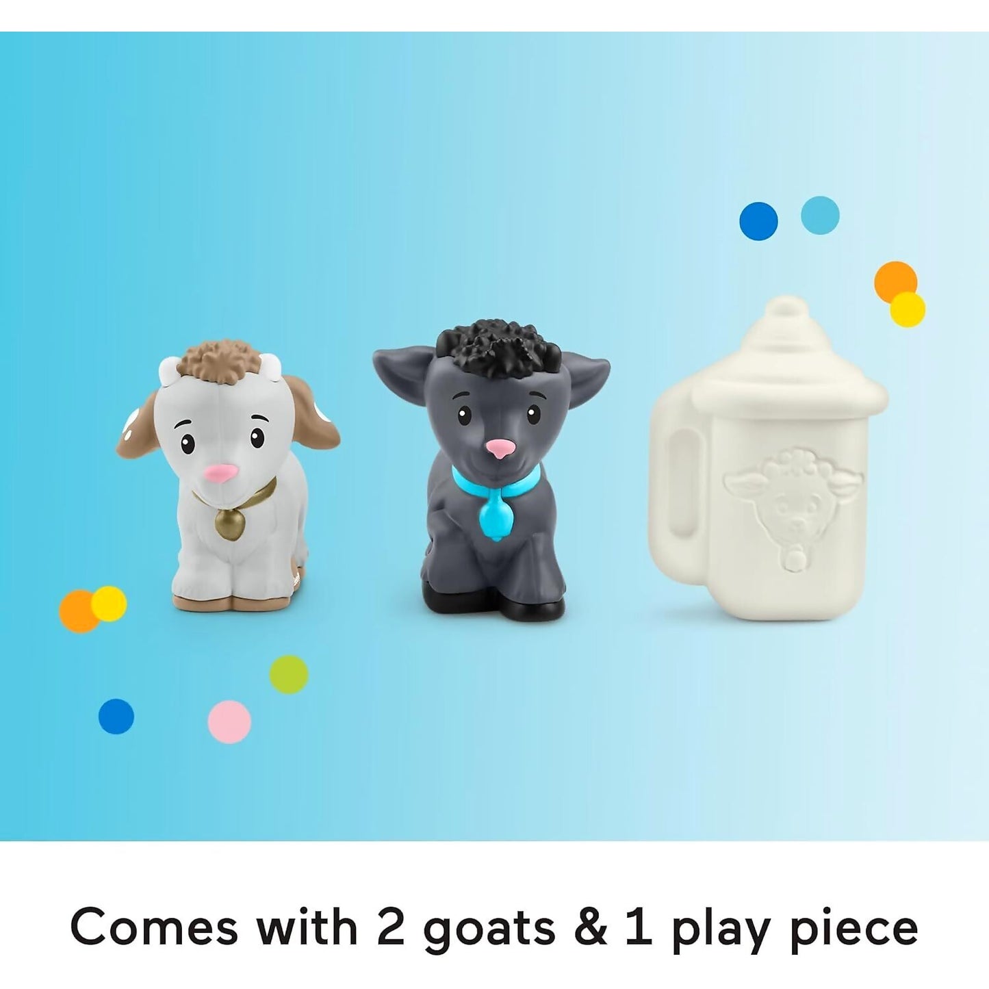 Fisher-Price - Little People Feed & Play Goat Yard Playset - Mattel