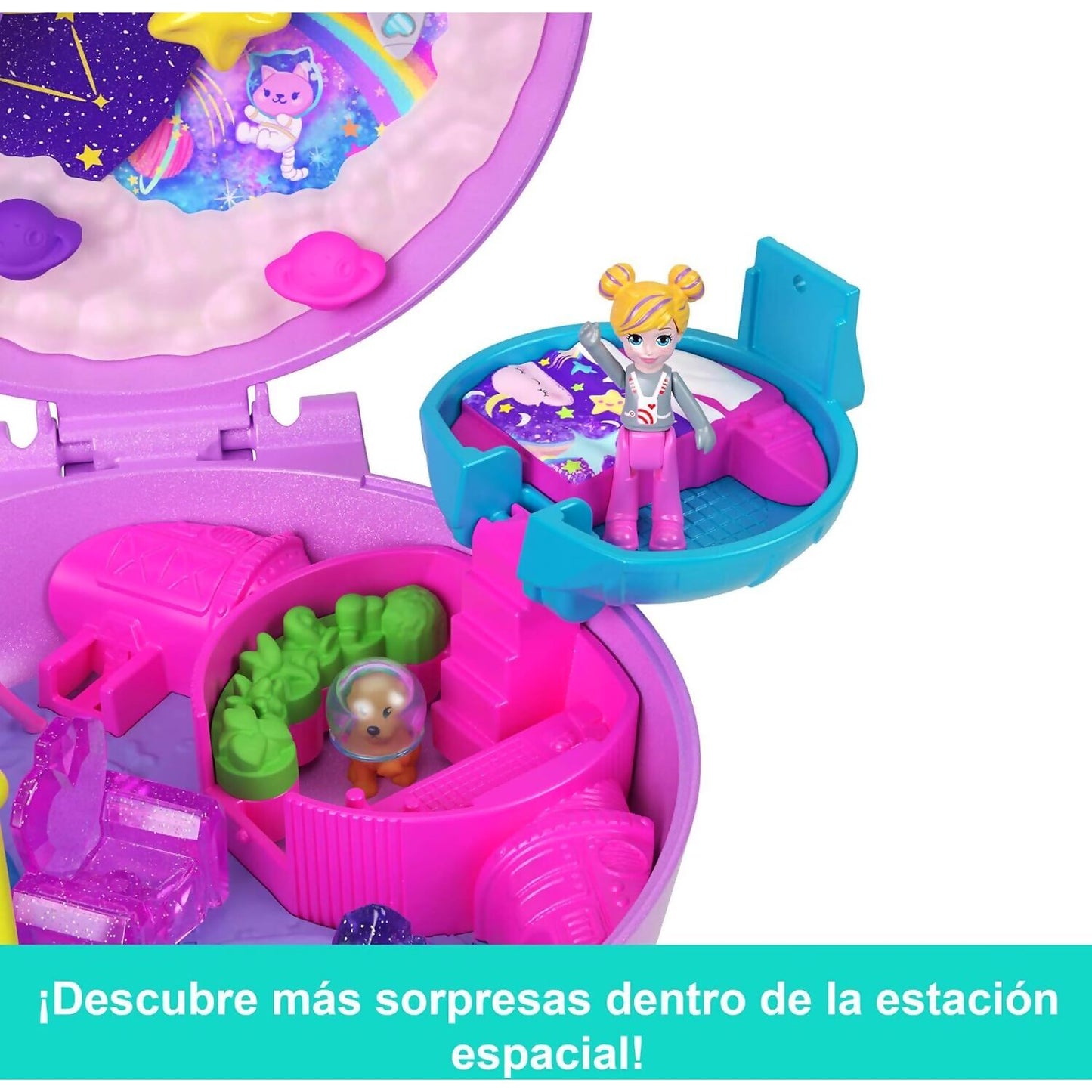 Polly Pocket - Planet Polly Compact Playset - Mattel