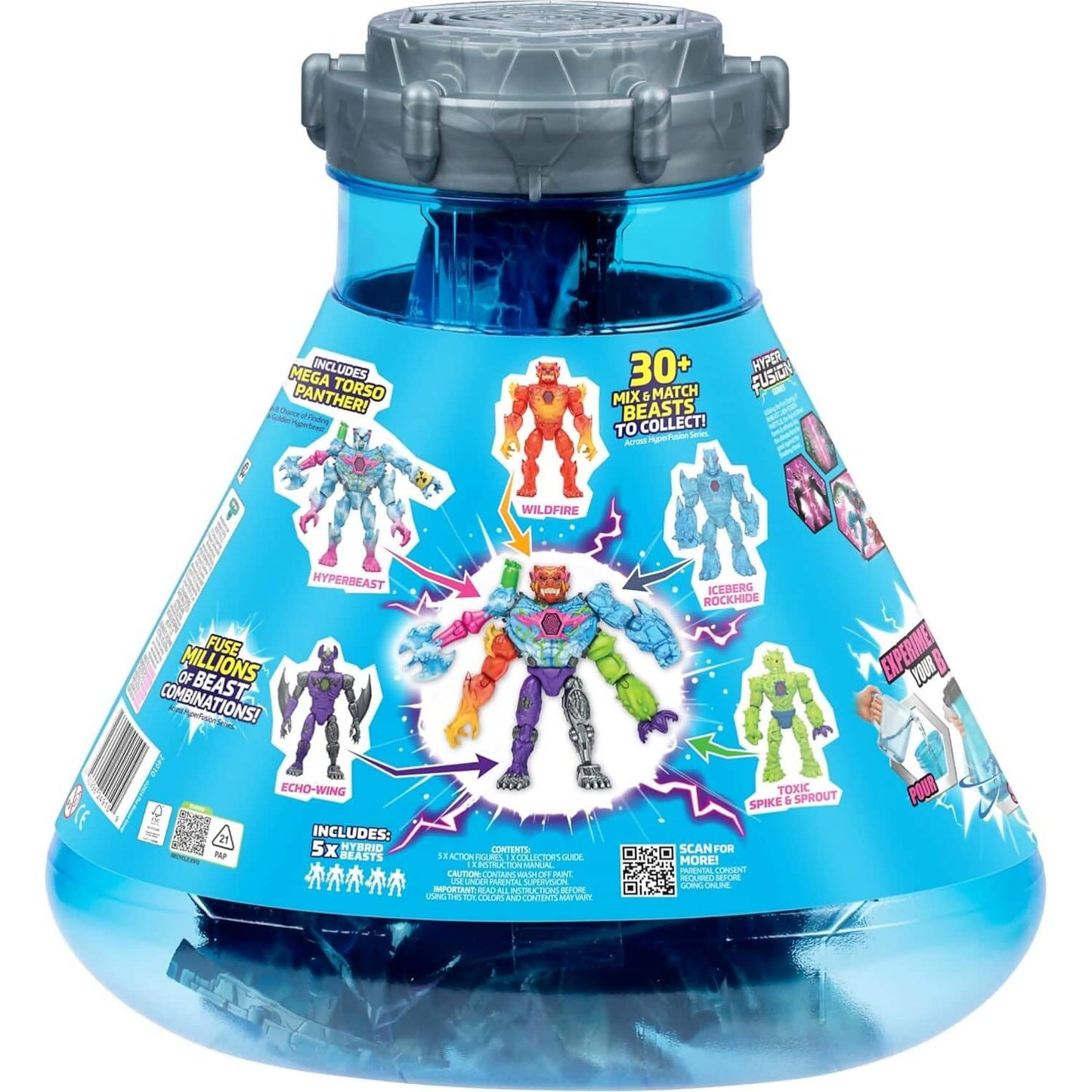 MrBeast Lab - Hybrids Hyper Fusion Hybrid Lab Mega Pack to Mix & Match 5 Hybrids