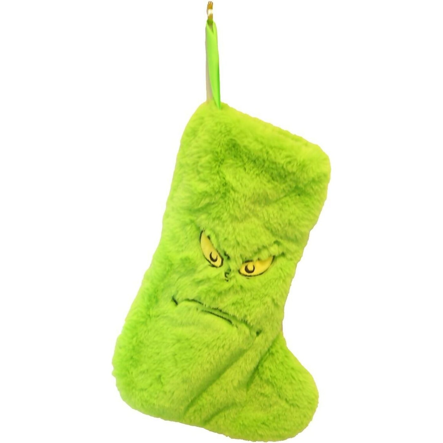 Cotton Candy - Xmas Stocking Dr. Seuss Grinch Frown - Plush