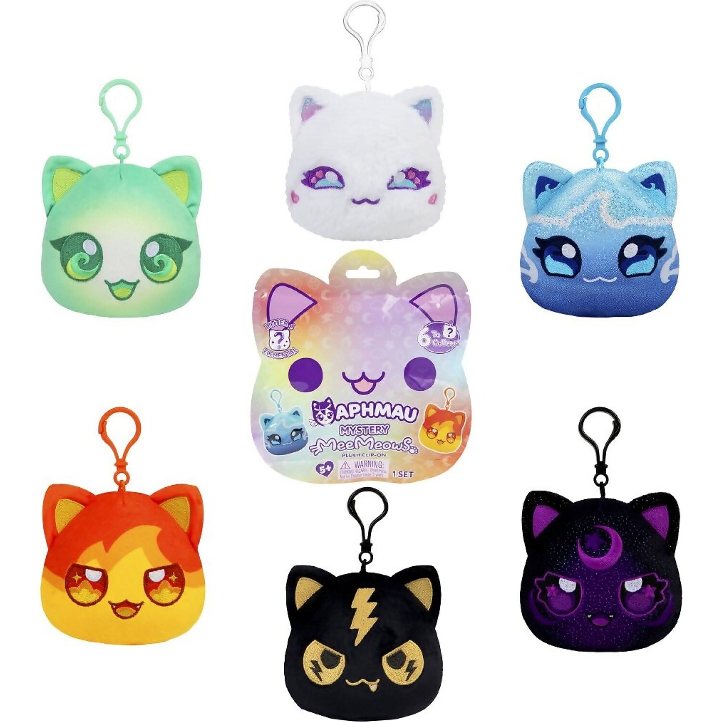 Aphmau - Mystery MeeMeow Catface Plush Clip-Ons - Series 4 - Plush