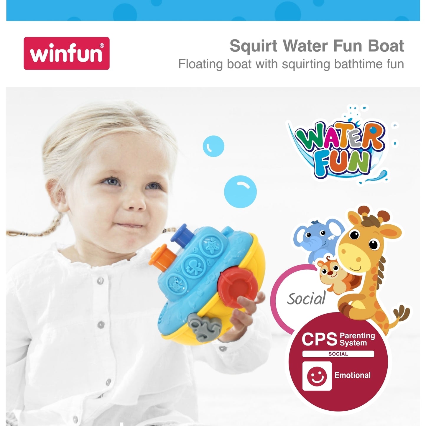 Winfun - Squirt Water Fun Boat Bath Toy