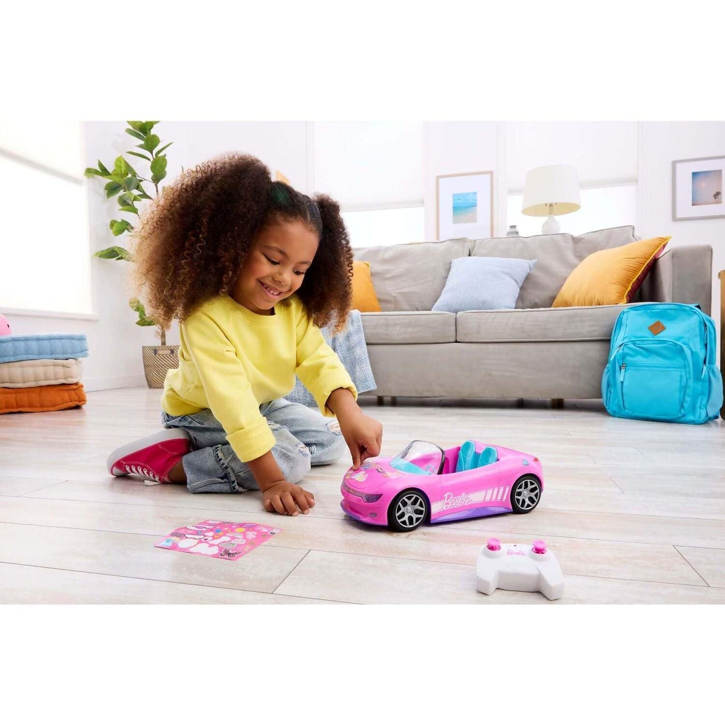 Hot Wheels - Barbie RC Convertible Vehicle - Mattel