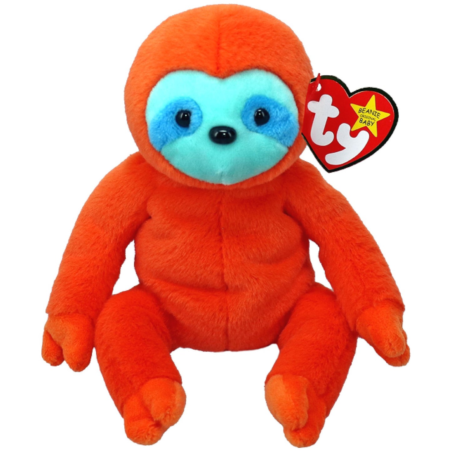Ty - Beanie Baby Original Molasses Sloth Orange 8-inch Plush