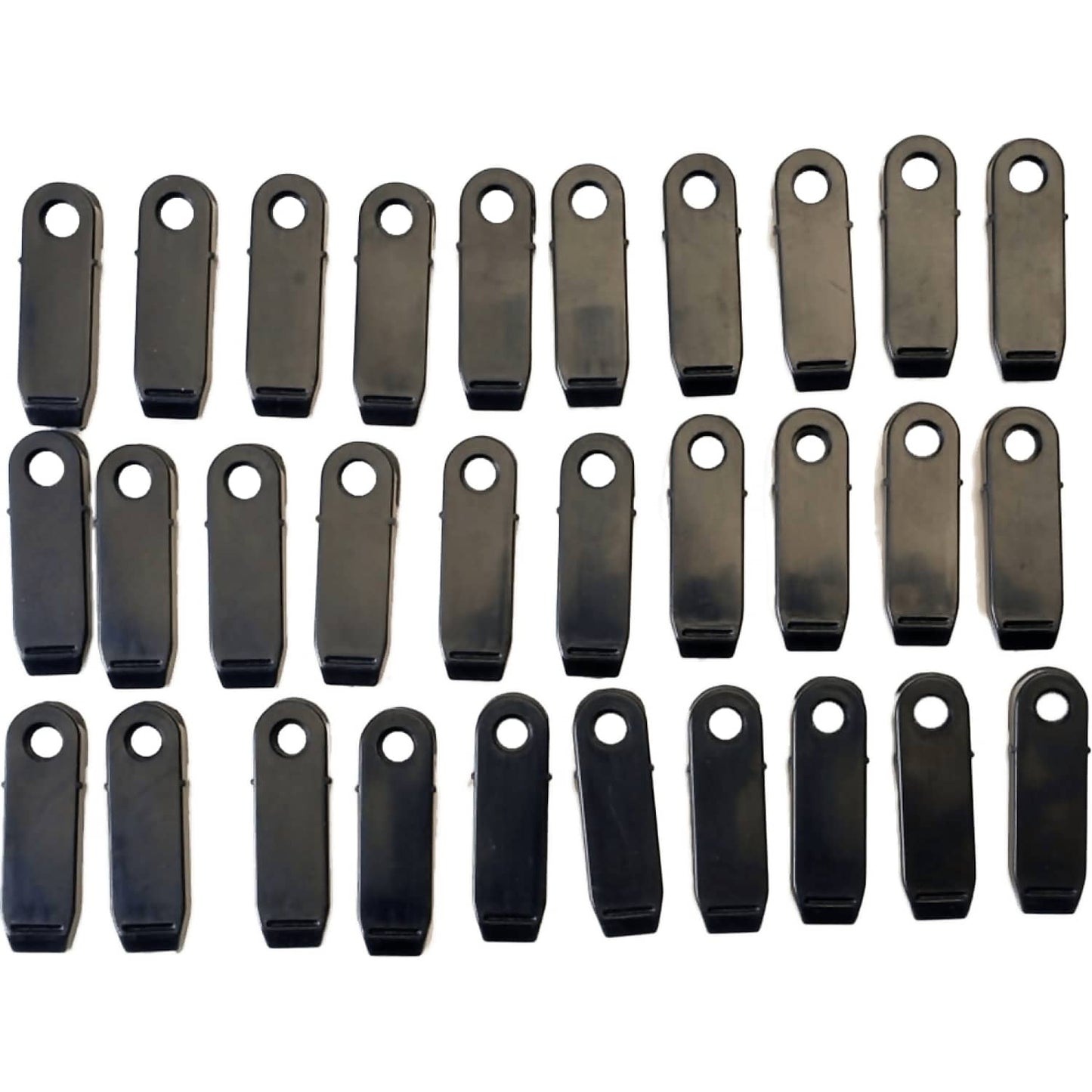 Carrera - Track Hold Down Clips 30 x pieces - Screw Connection - Slot Car Track Accessories
