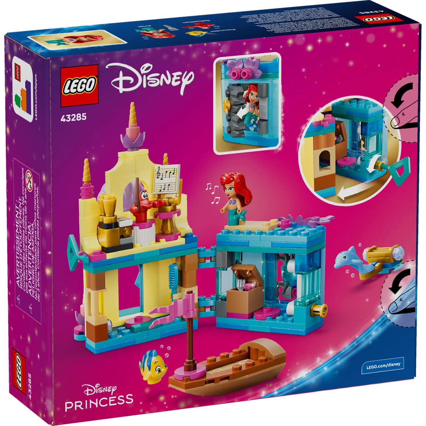 LEGO 43285 Ariel's Magical Mini Palace - Disney