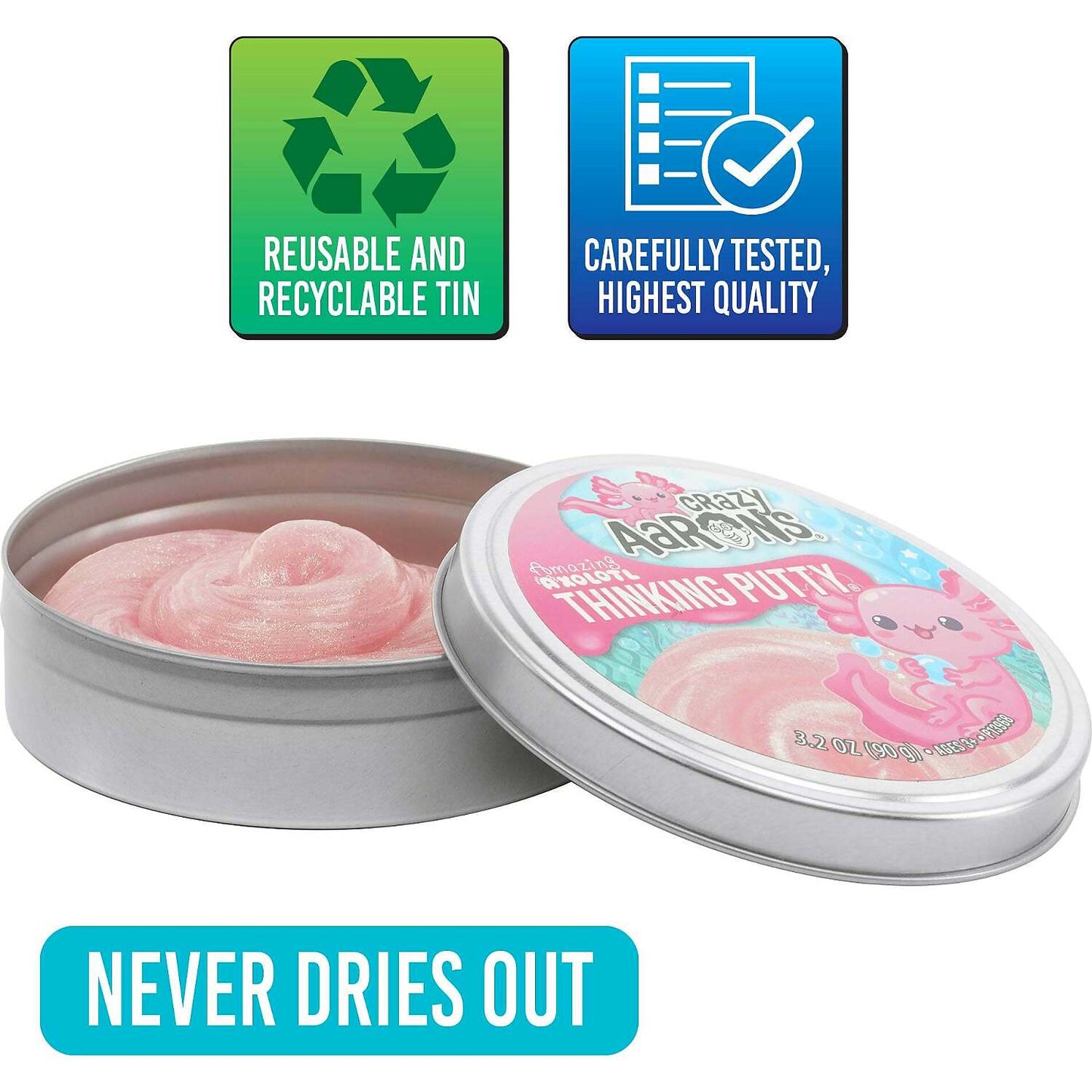 Crazy Aaron's - Amazing Axolotl Thinking Putty