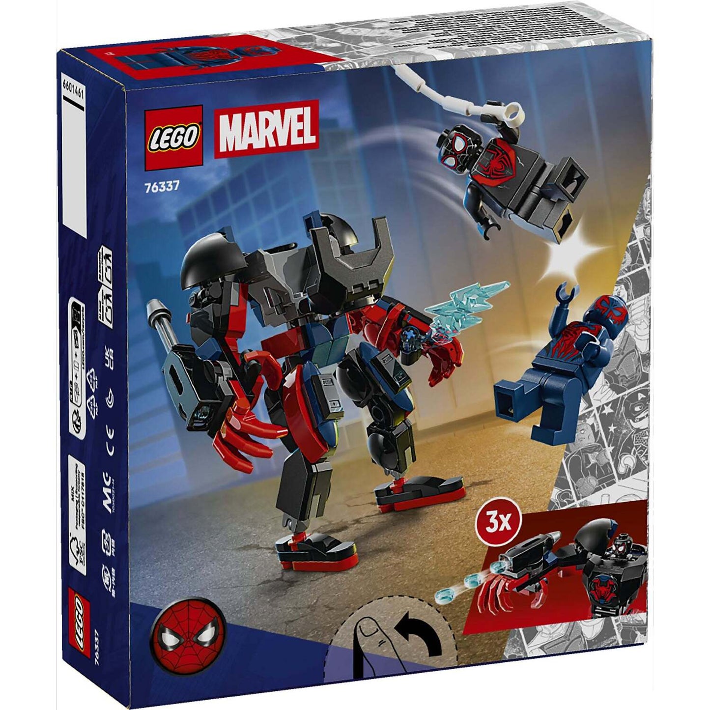 LEGO 76337 Miles Morales Mech vs. Spider-Man 2099 - Marvel Super Heroes