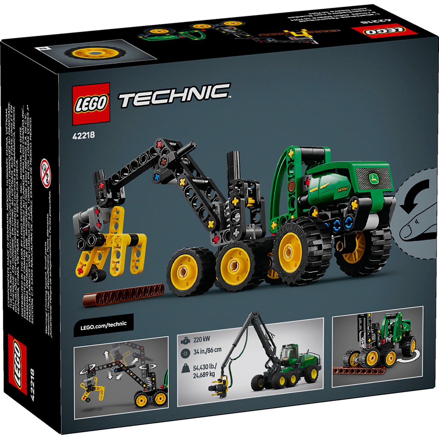 LEGO 42218 John Deere 1470H Wheeled Harvester - Technic