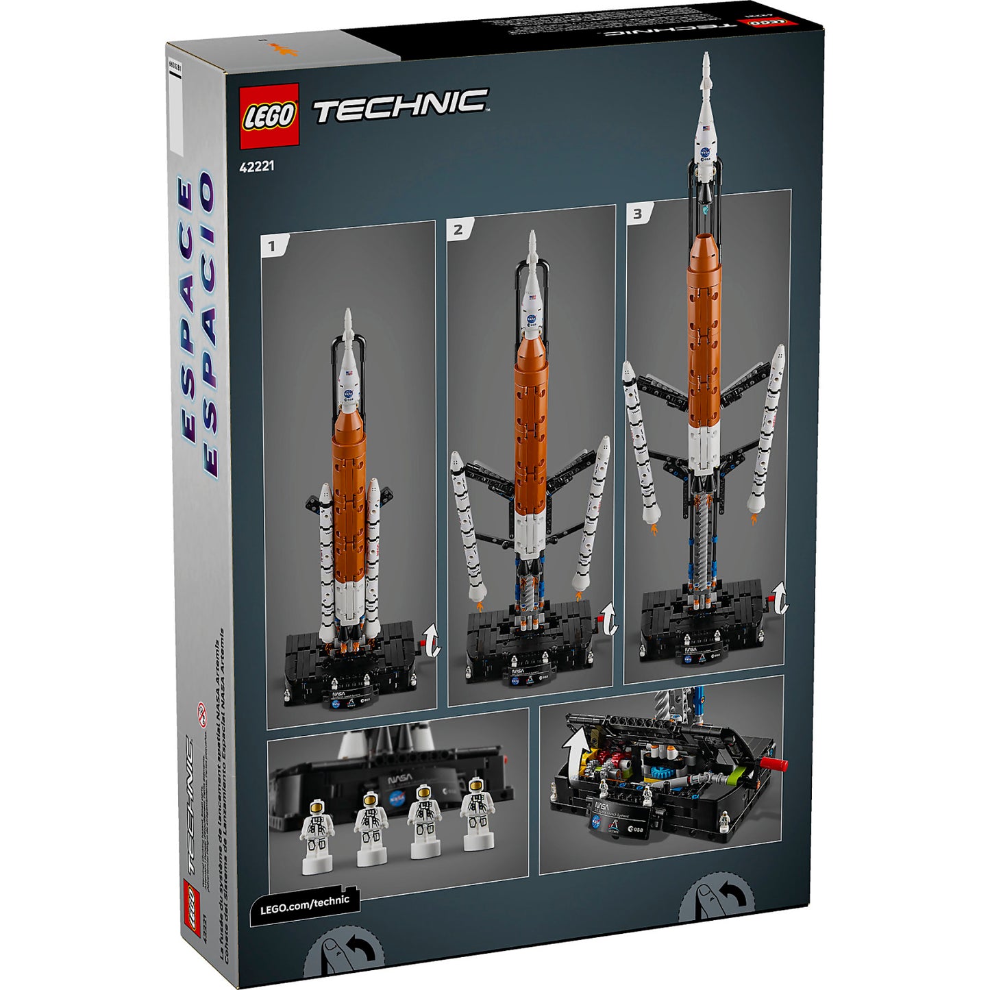 LEGO 42221 NASA Artemis Space Launch System Rocket - Technic