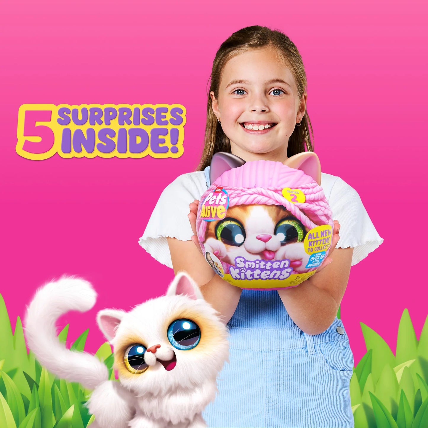 Zuru - Pets Alive Smitten Kittens Interactive Plush Series 2 Blind Box