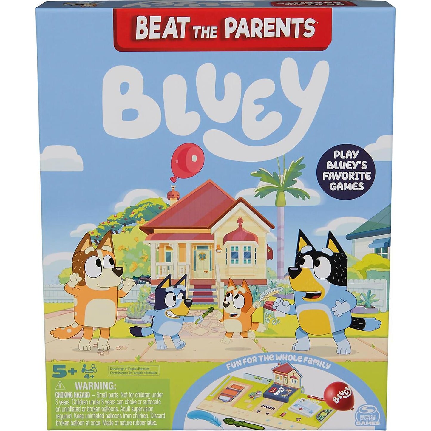 Spin Master - Games - Bluey Beat the Parents Family Board Game