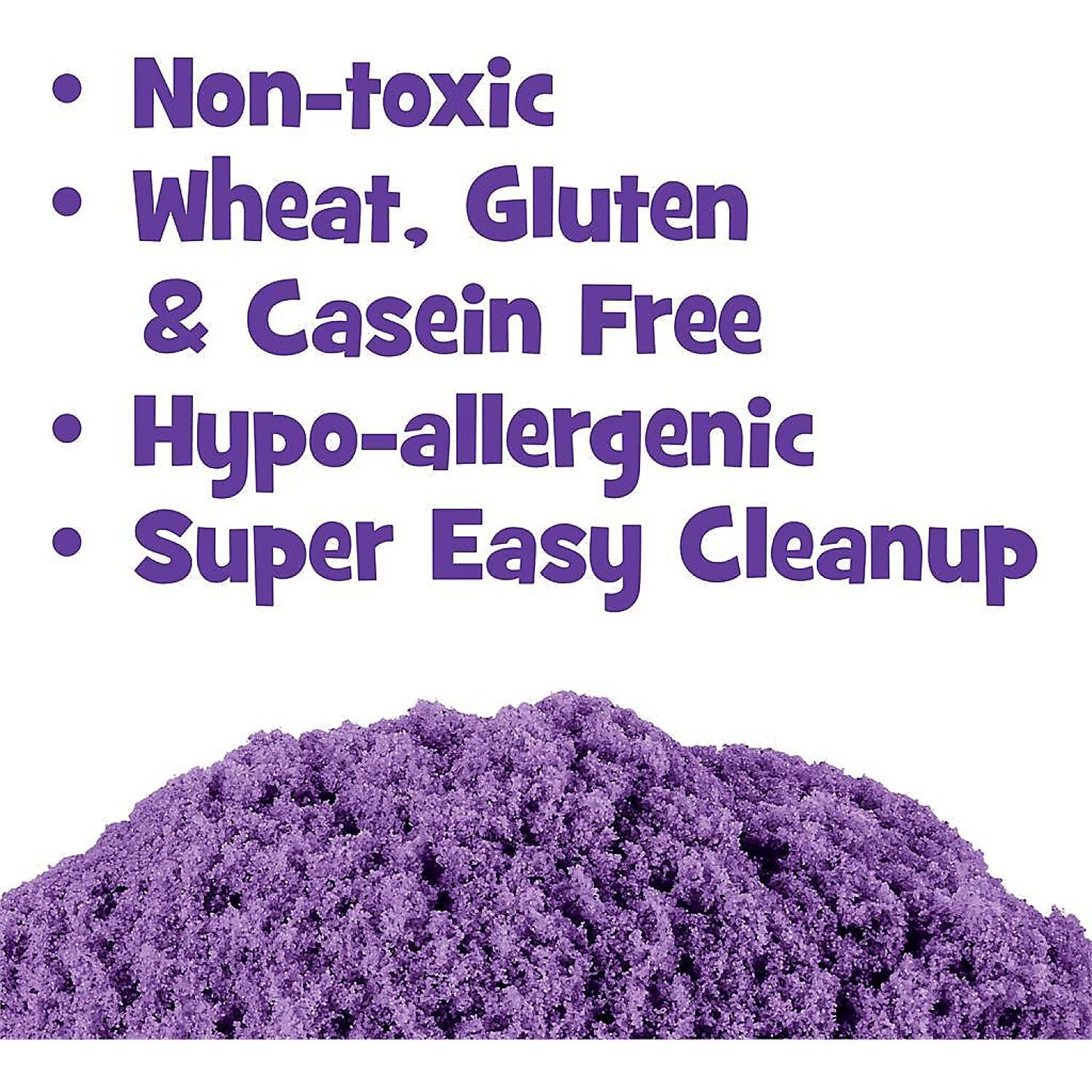 Kinetic Sand - Purple Sensory Play Sand - Spin Master