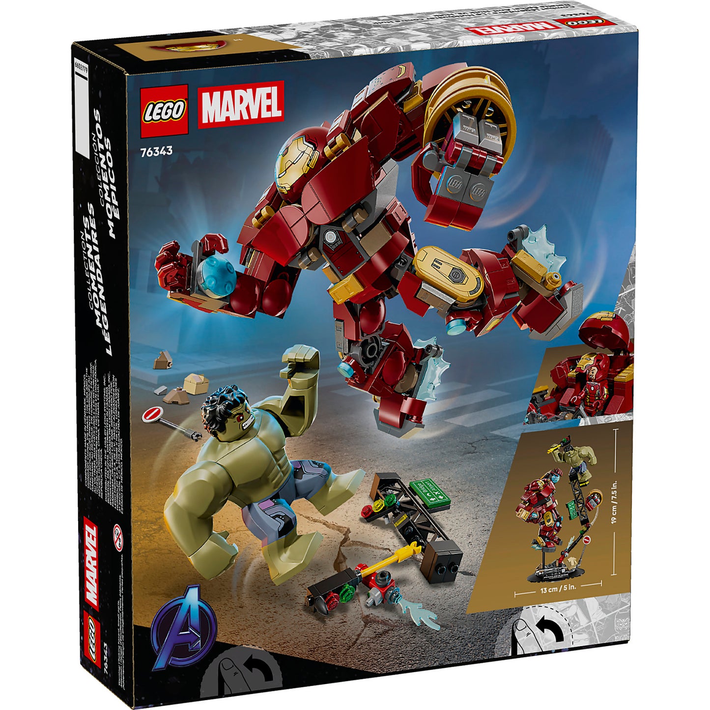 LEGO 76343 Epic Battle: Hulkbuster vs. The Hulk - Marvel Super Heroes