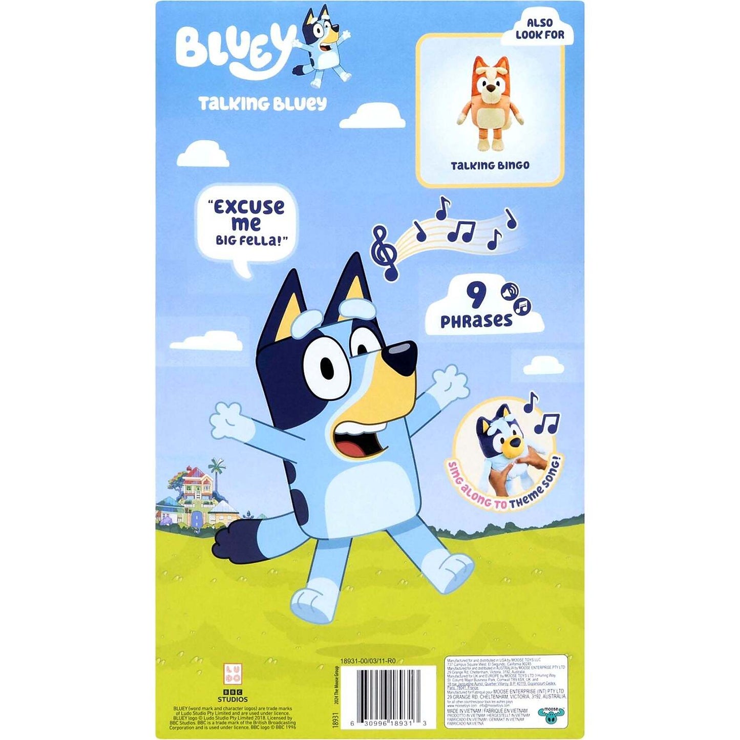 Bluey - Talking Bluey 13-Inch Plush
