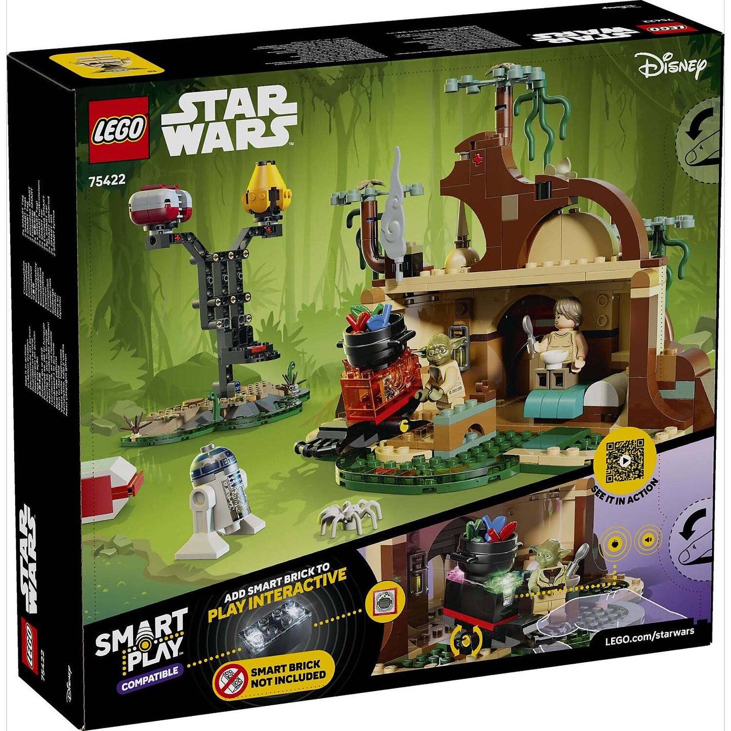 LEGO 75422 SMART Play™ Compatible: Yoda's Hut and Jedi Training - Star Wars