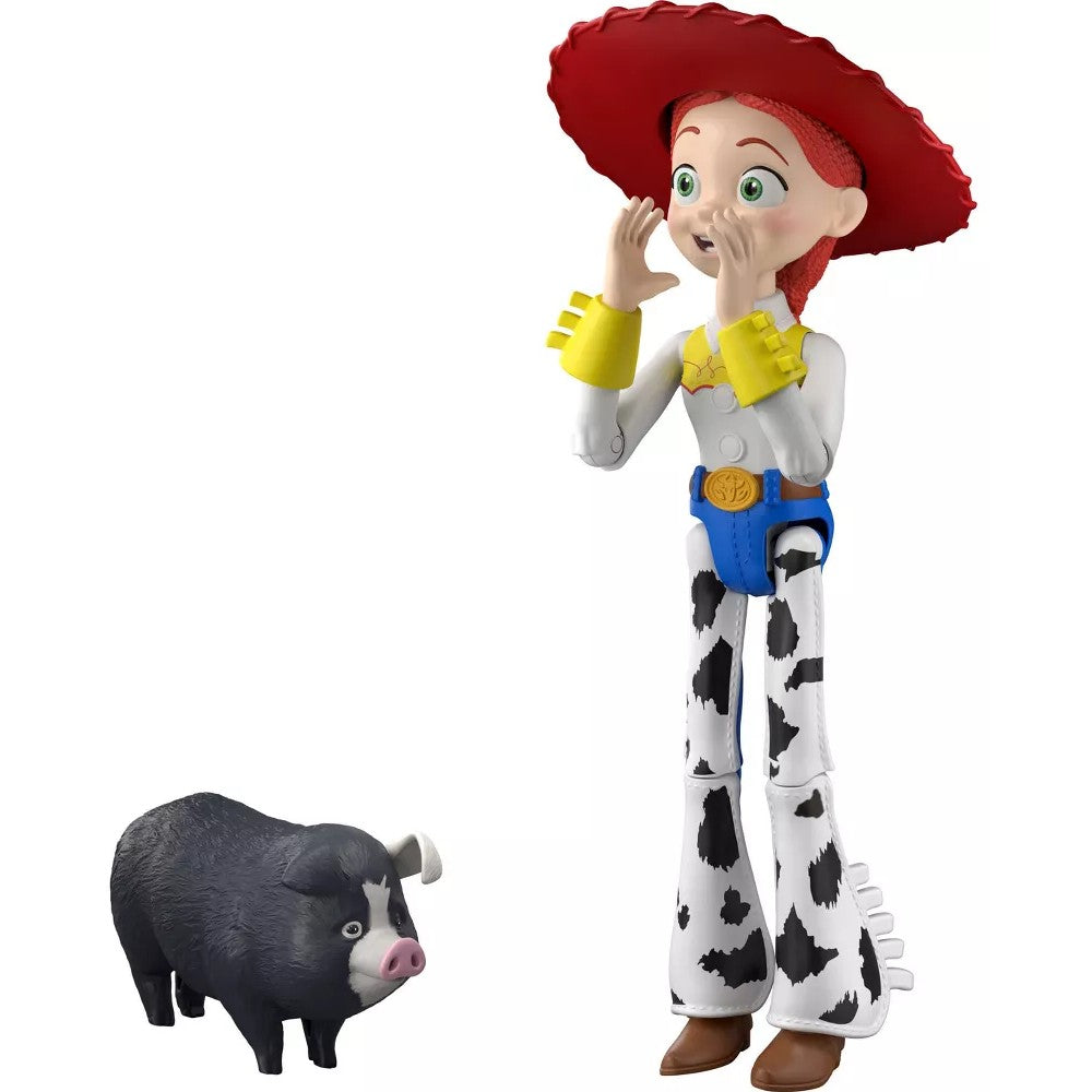 Disney - And Pixar - Toy Story 5 Critter Talk Jessie 12 Inch Action Figure Toy & JD Pig - Mattel