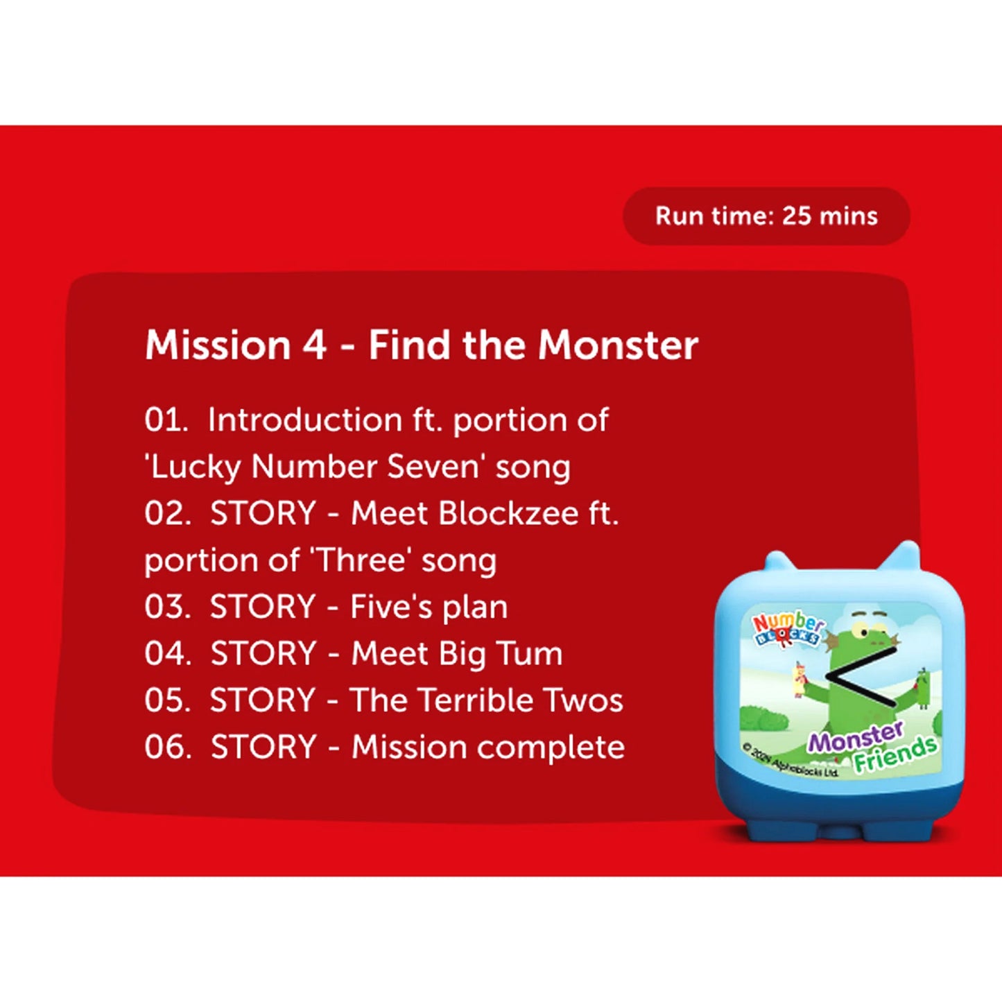 Tonies - Clever Pocket Tonies Numberblocks Set (Toniebox not Included)