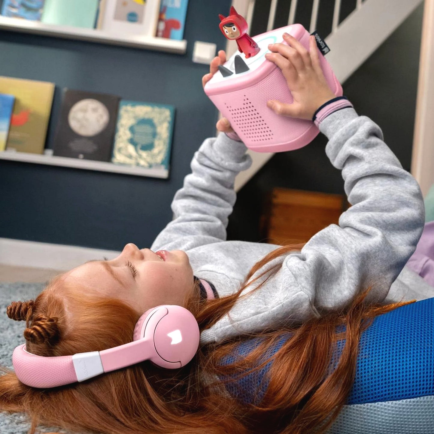 Tonies - Bluetooth Foldable Headphones - Cloud Pink (Toniebox not Included)
