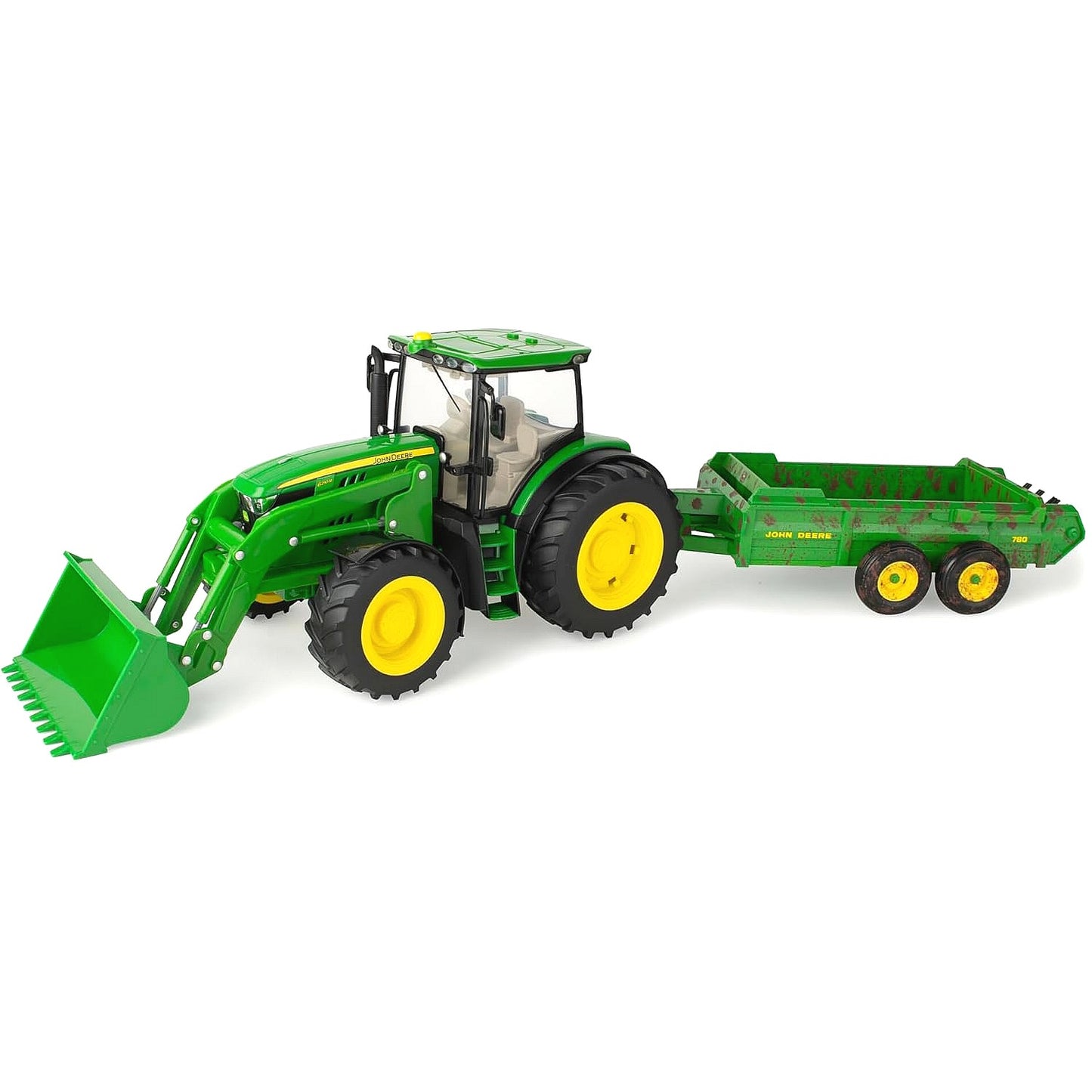 John Deere - Big Farm 1:16 Scale 6210R Tractor with Loader & Spreader