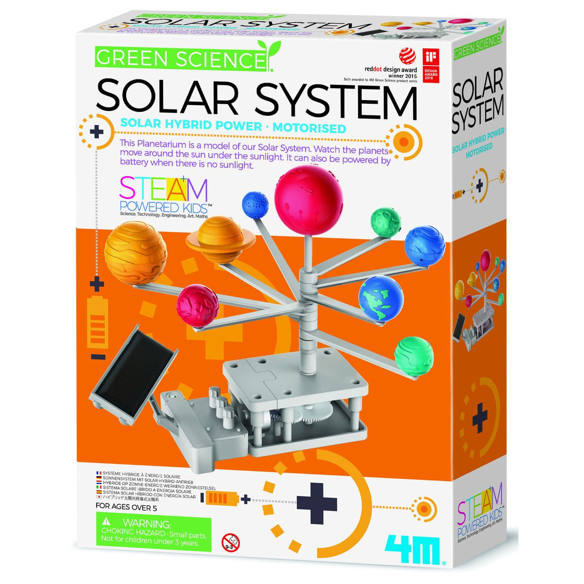 4m - Steam-powered Kids - Green Science Solar System - Green Energy