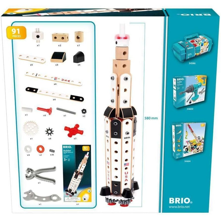 BRIO Builder - Apollo Saturn V Set 91 Pieces