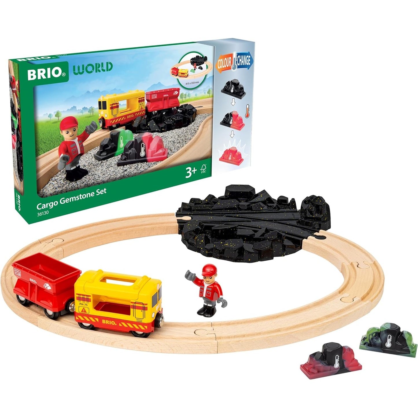 BRIO World - Train Set Cargo Gemstone Set 14 Pieces