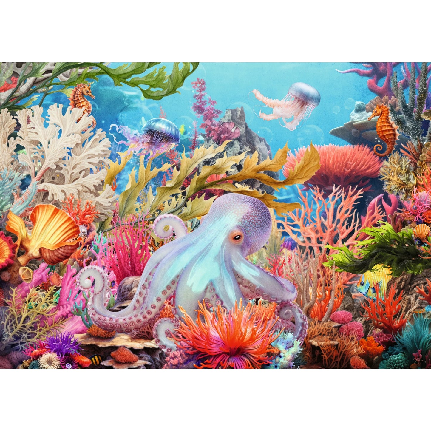 Ravensburger - Jeweled Jungle Jigsaw Puzzle 500 Pieces