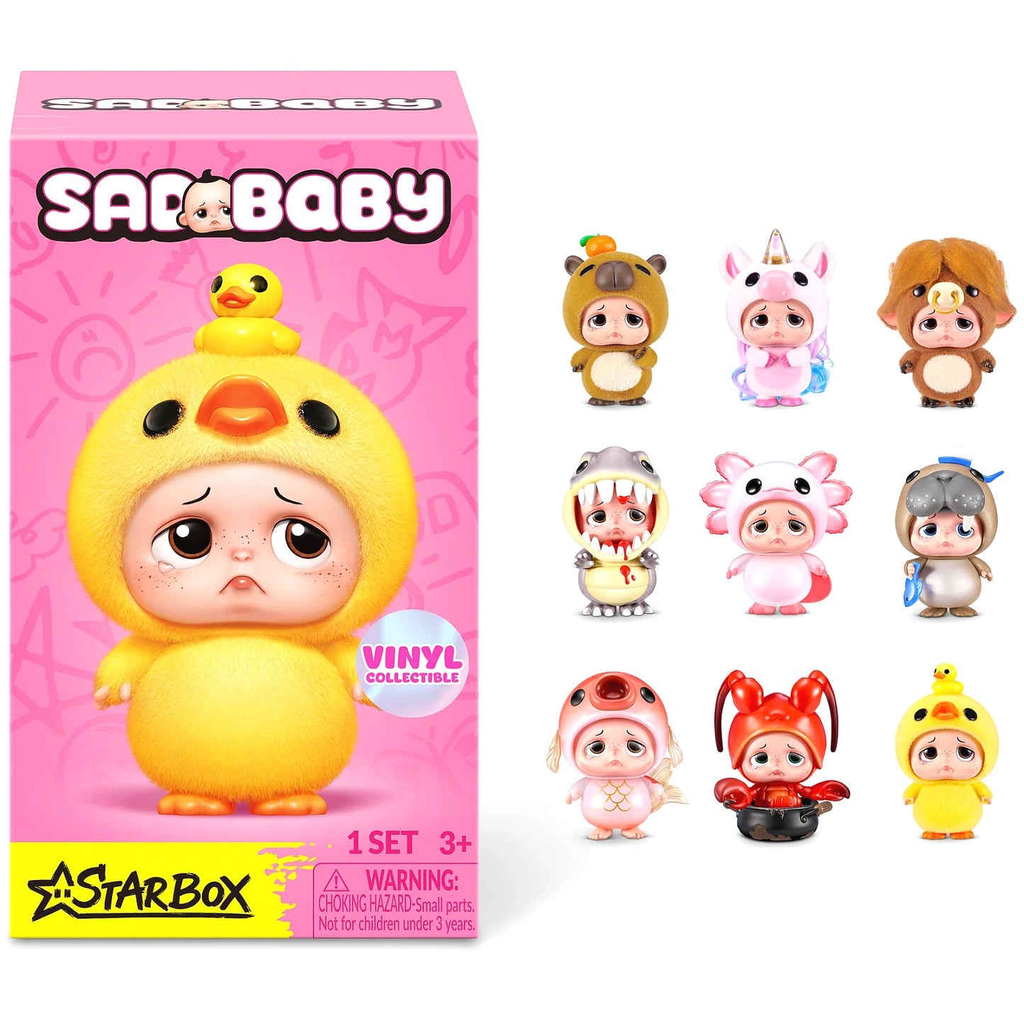 STARBOX - Sad Baby Animals Vinyl Collectibles Series 1 Box Blind Box