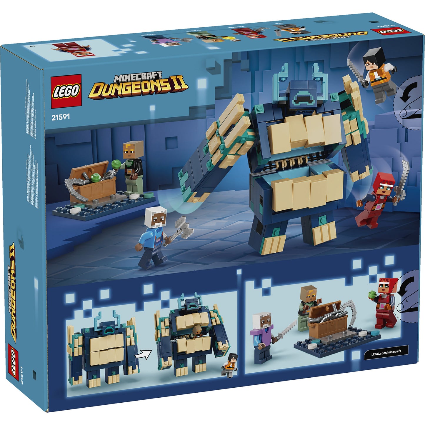 LEGO 21591 The Twisted Warden Battle - Minecraft