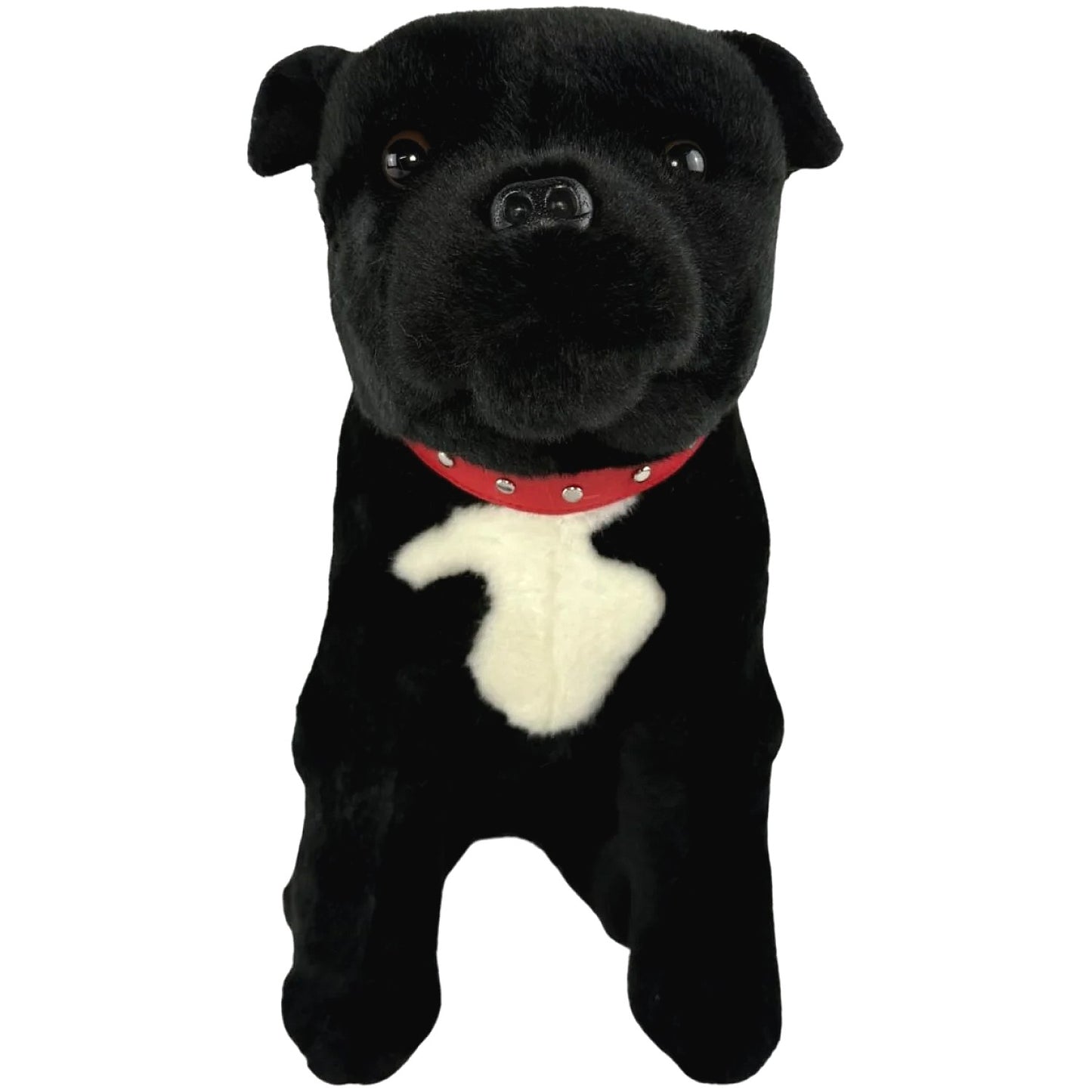 Bocchetta - DJ Black Staffy Sitting Soft Plush 32cm