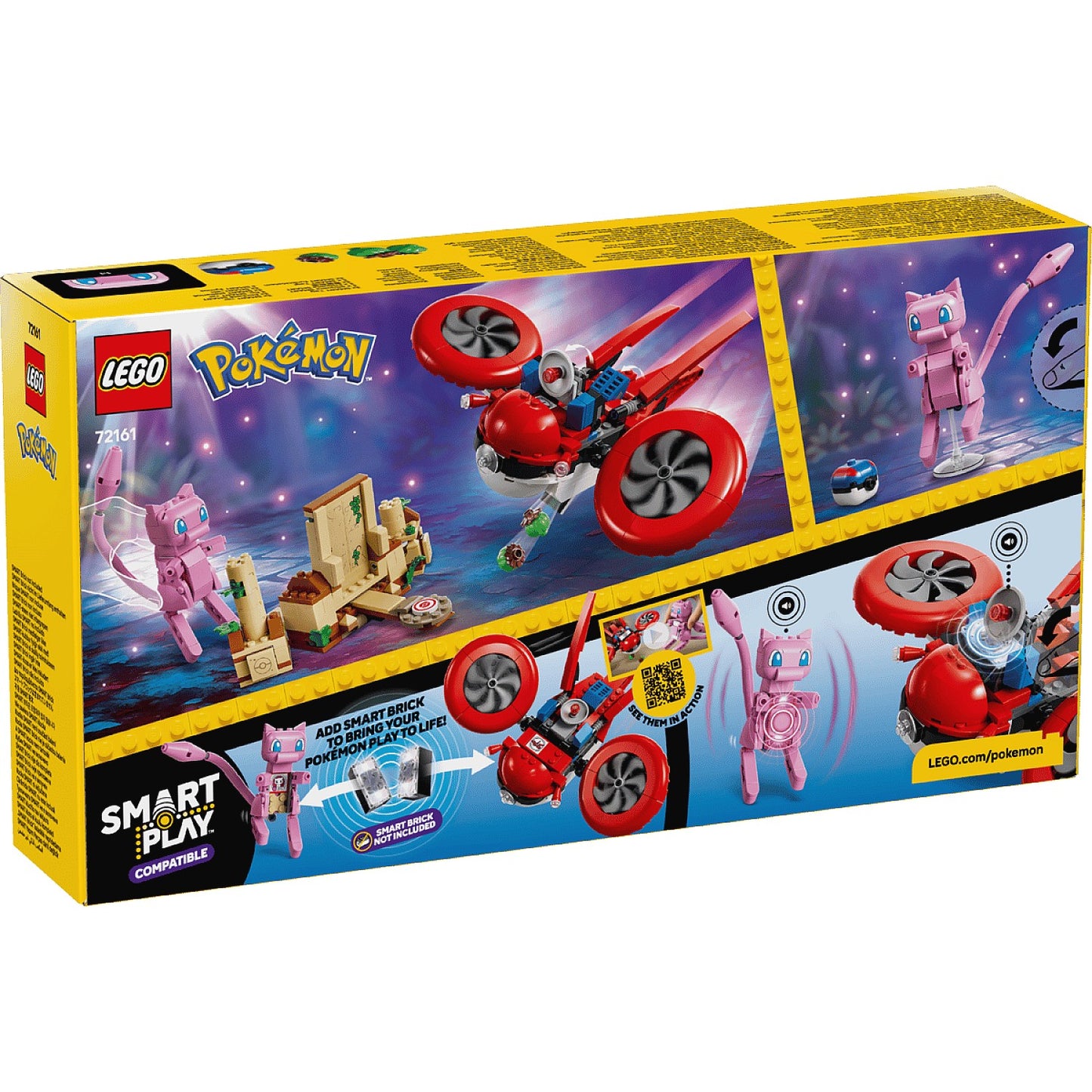 LEGO 72161 SMART Play™ Compatible Drone Search for Mythical Mew - Pokemon