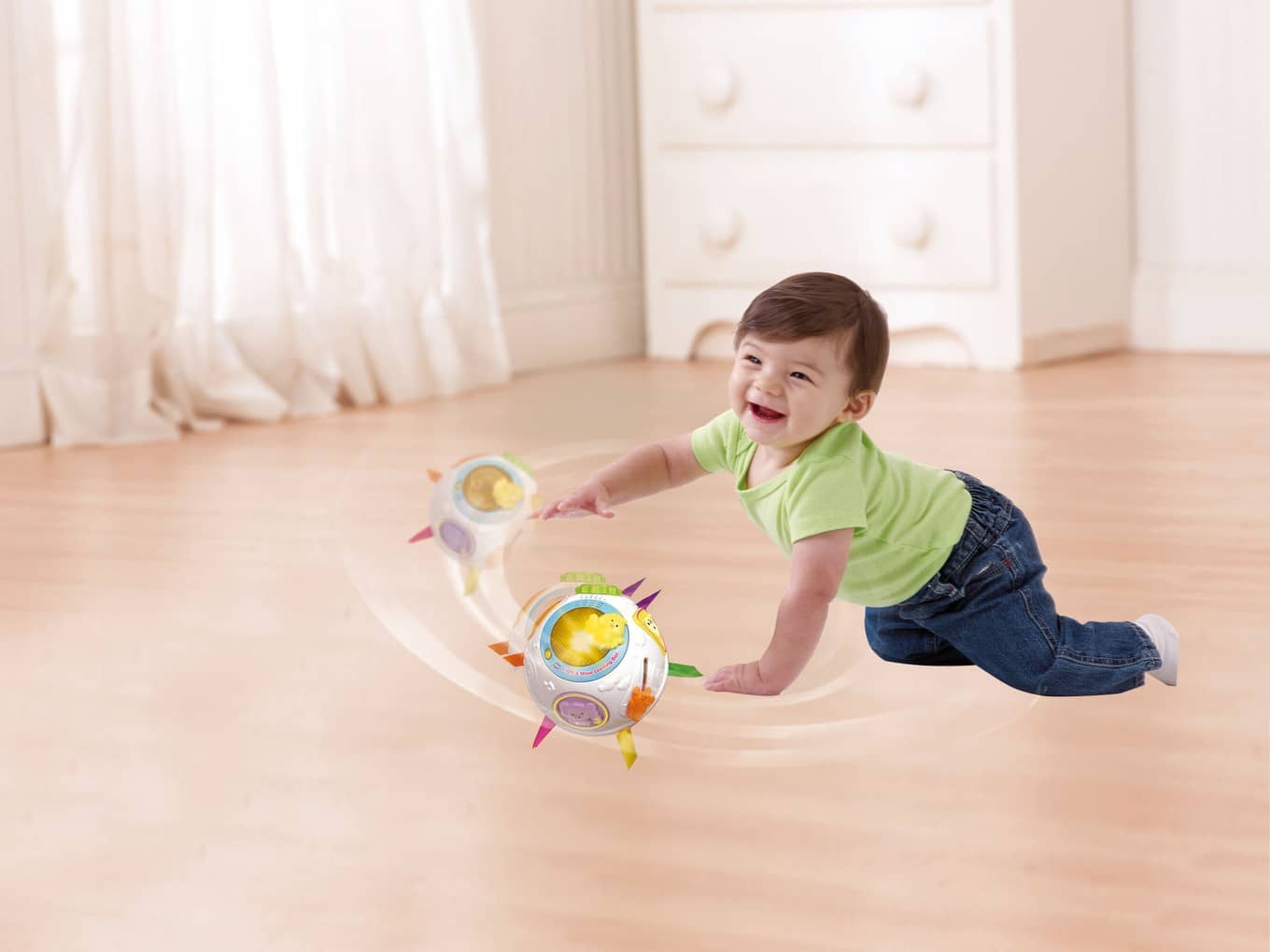 Vtech - Crawl & Learn Bright Lights Ball Pink