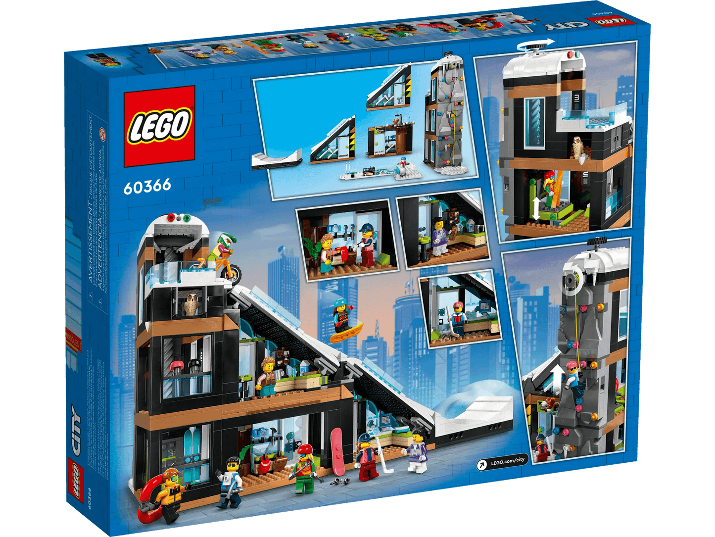 LEGO 60366 Ski and Climbing Center - City
