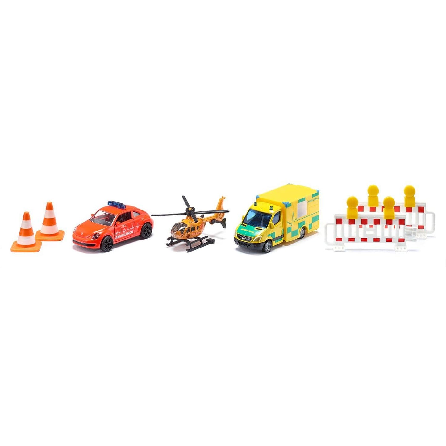 Siku - Emergency Vehicle Rescue Gift Set 3 X Vehicle Playset Includes Accessories