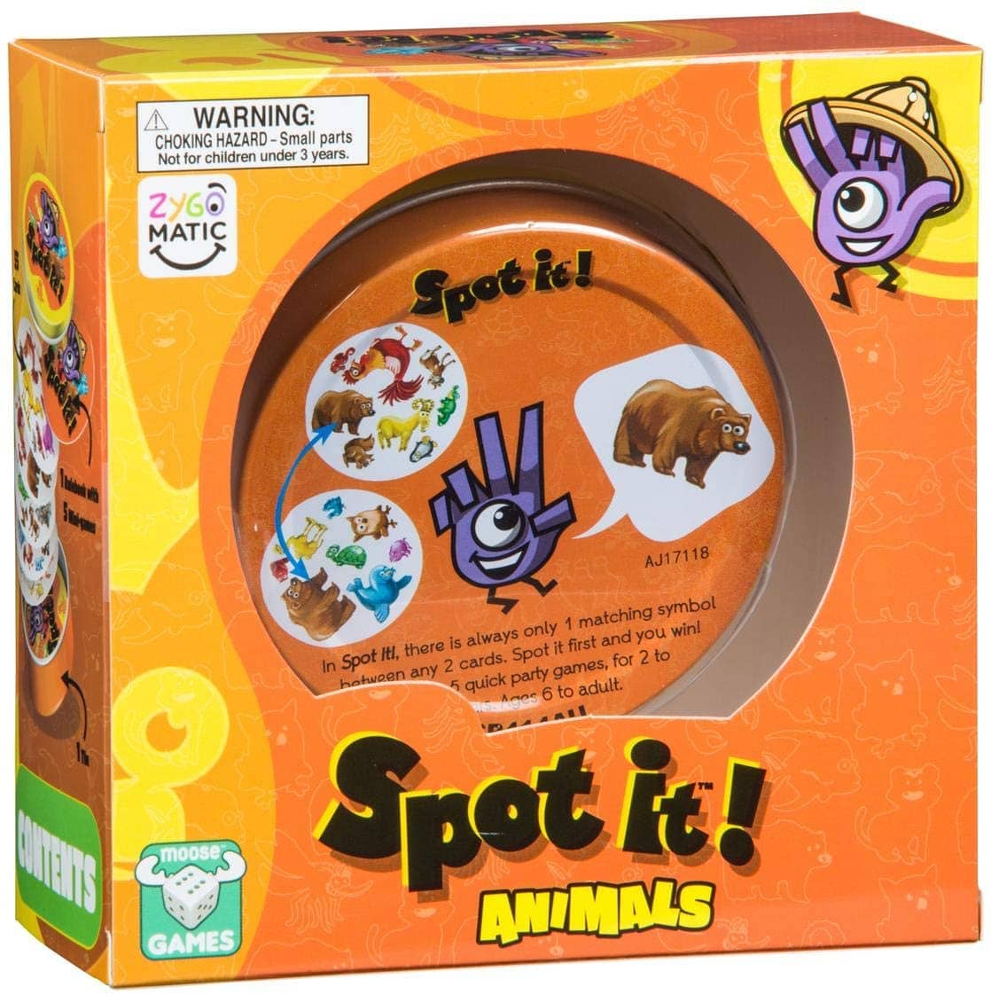 Spot It Animals Card Card