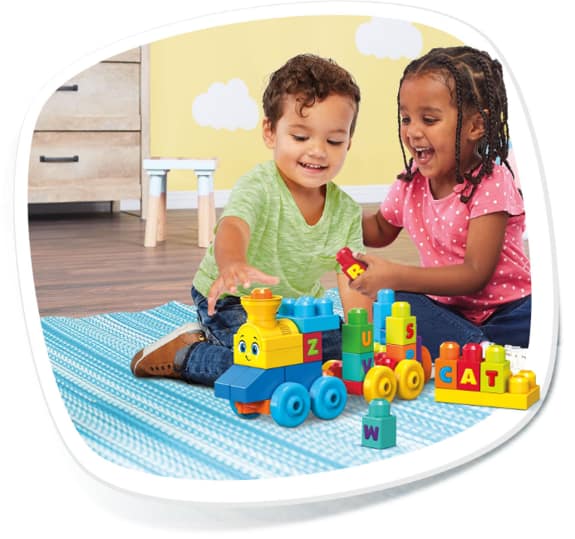 Mega Bloks - ABC Learning Train