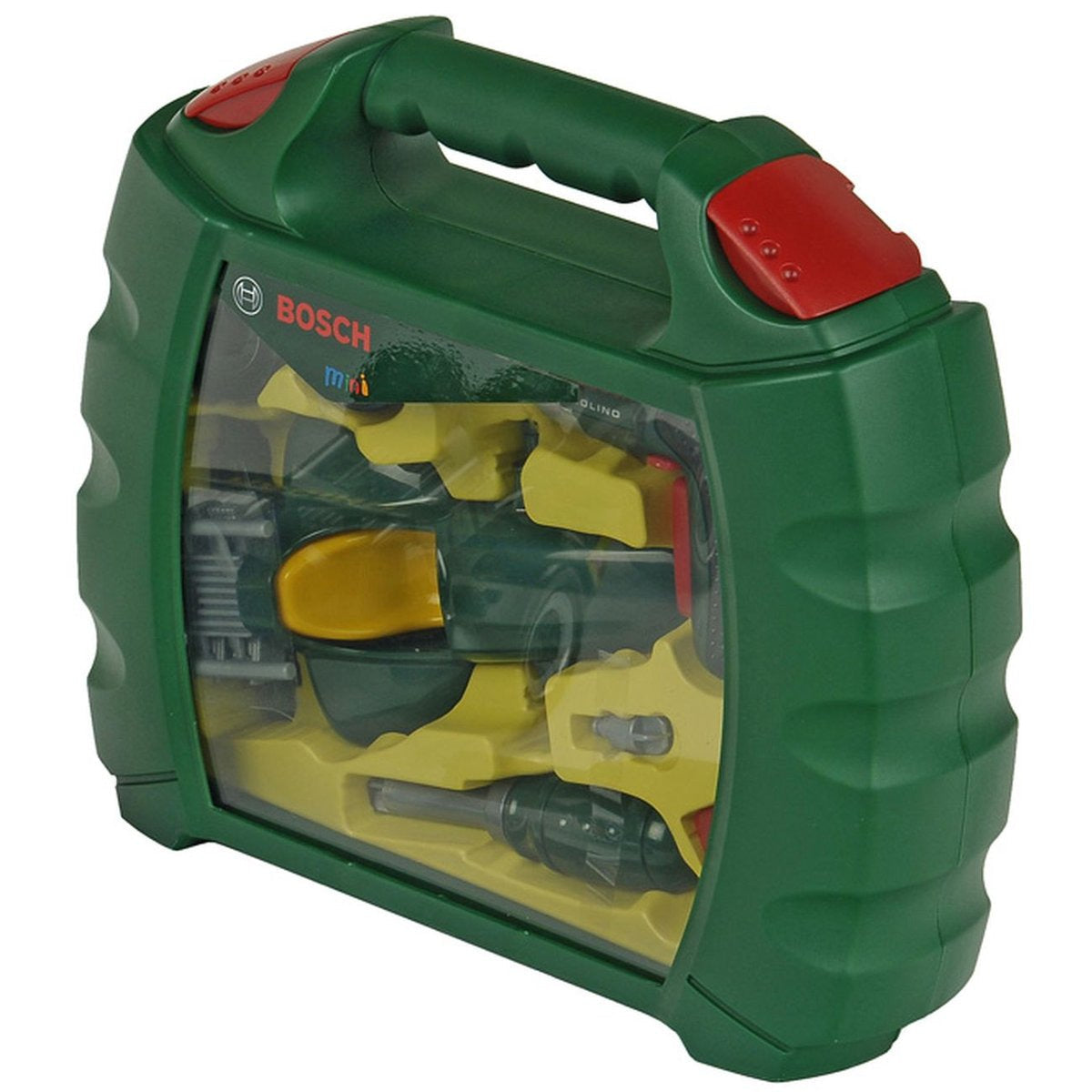 Bosch Mini - Toy Grand Prix Mechanics Case Toy Power Tool And Racing Car