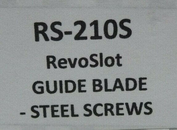 BRM SLOT RS-210S RevoSlot Guide Blade Steel Screws